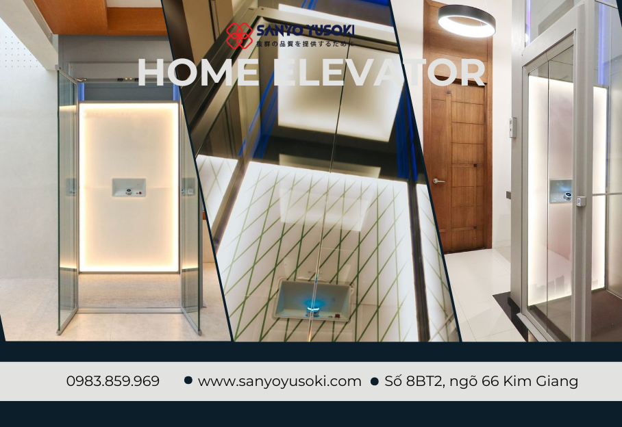 Thang máy Platform tải trọng 350kg phù hợp cho nhà cải tạo