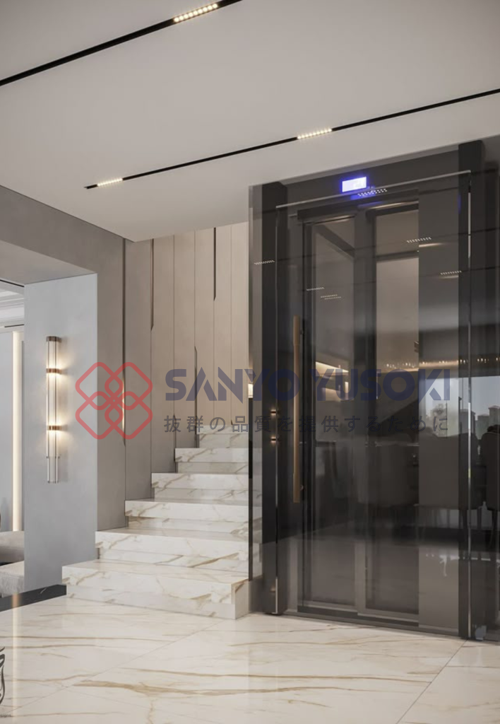 Thang máy không phòng máy phù hợp cho nhà phố