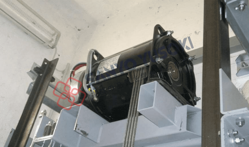 bộ phận cáp kéo của thang máy Sanyo Yusoki