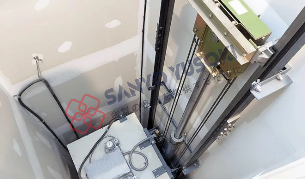 Bộ phận thuỷ lực của thang máy Sanyo Yusoki