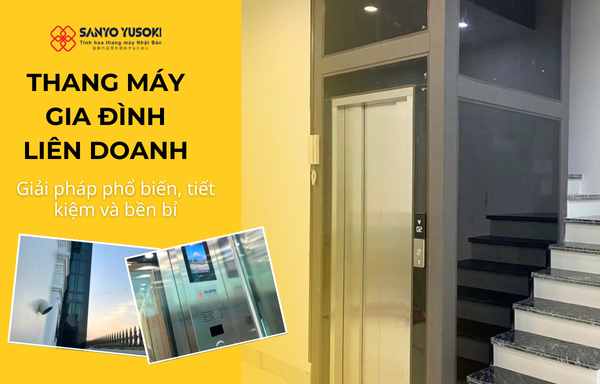 Thang máy gia đình liên doanh Sanyo Yusoki