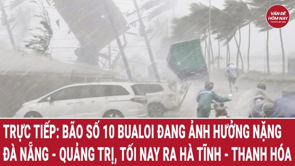 Sức mạnh của cơn bão số 10 càn quét