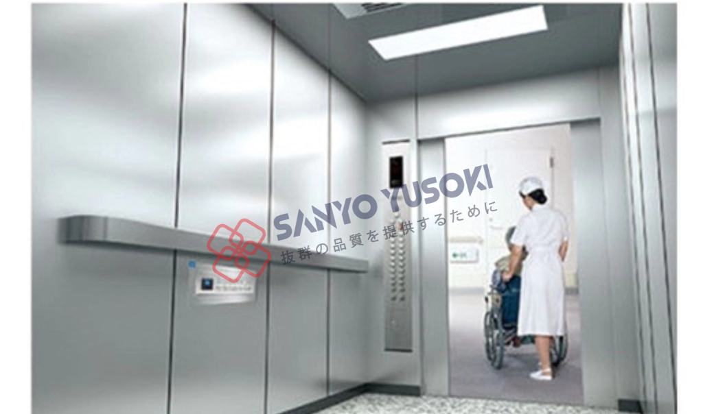 Tải trọng thang tải khách 1600kg phù hợp cho bệnh viện