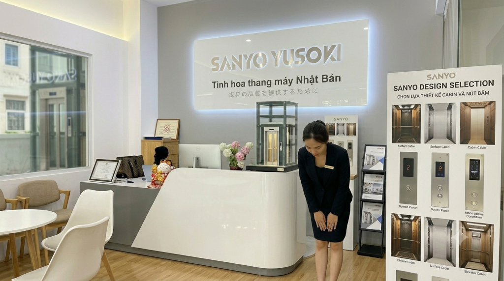 Sanyo chân thành được tư vấn thang máy phù hợp cho quý khách hàng