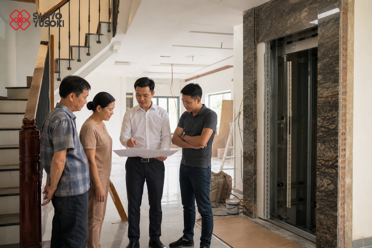 Thang máy SANYO YUSOKI – hình ảnh minh họa 2