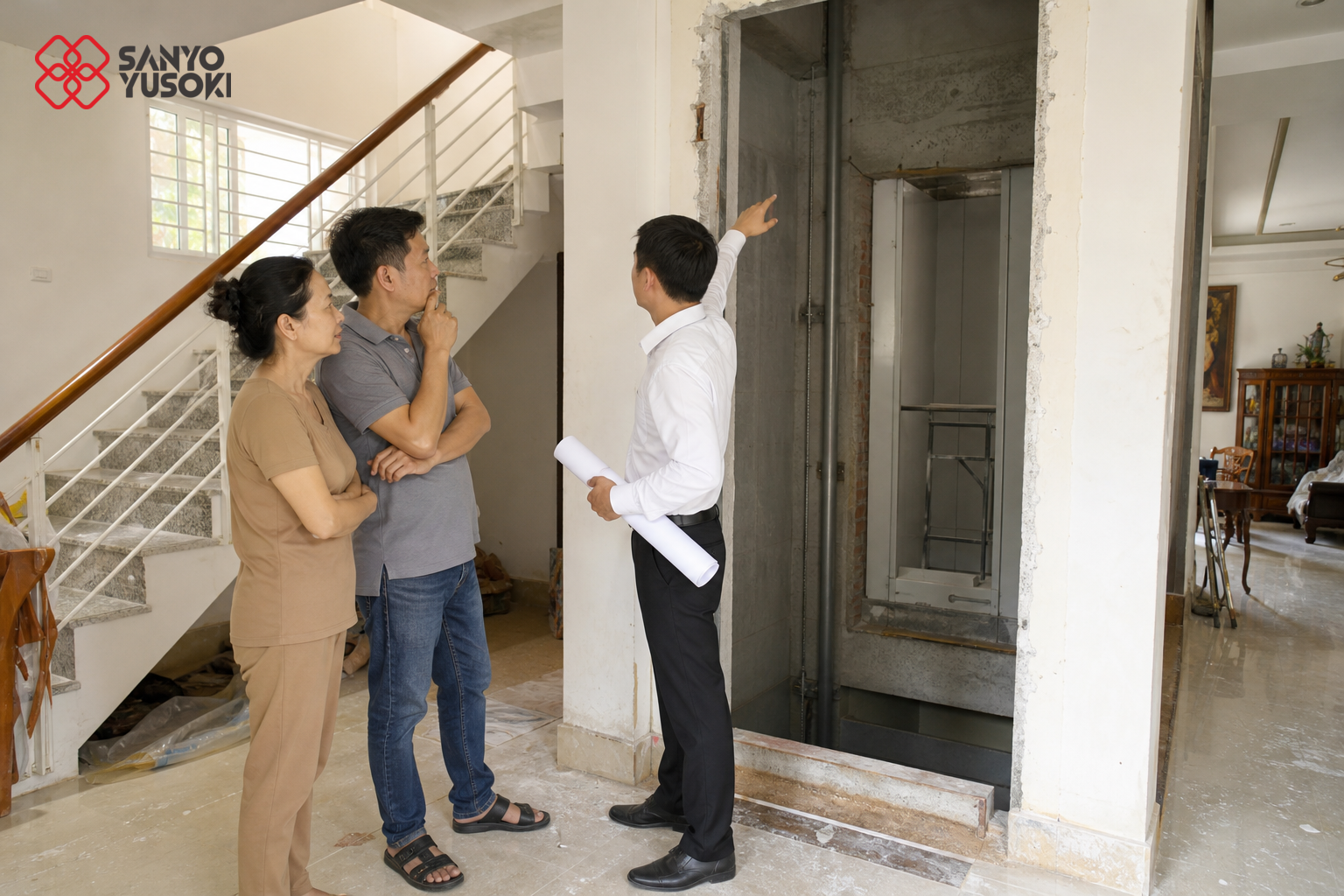 Thang máy SANYO YUSOKI – hình ảnh minh họa 3