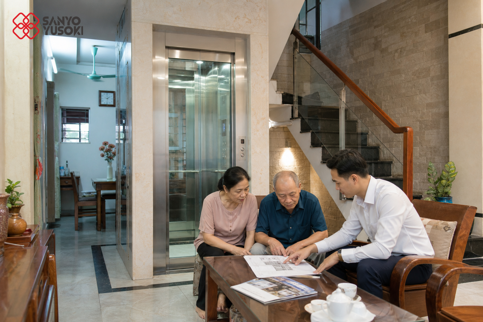 Thang máy SANYO YUSOKI – hình ảnh minh họa 2