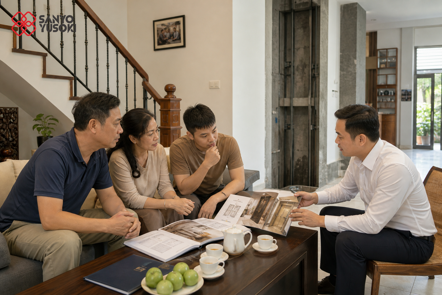 Thang máy SANYO YUSOKI – hình ảnh minh họa 1