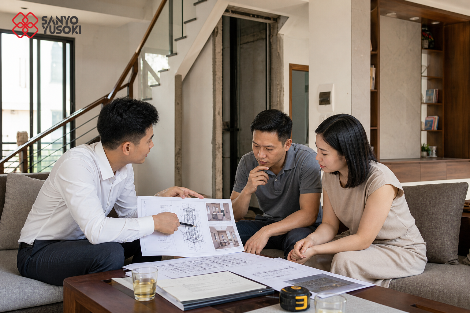Thang máy SANYO YUSOKI – hình ảnh minh họa 1