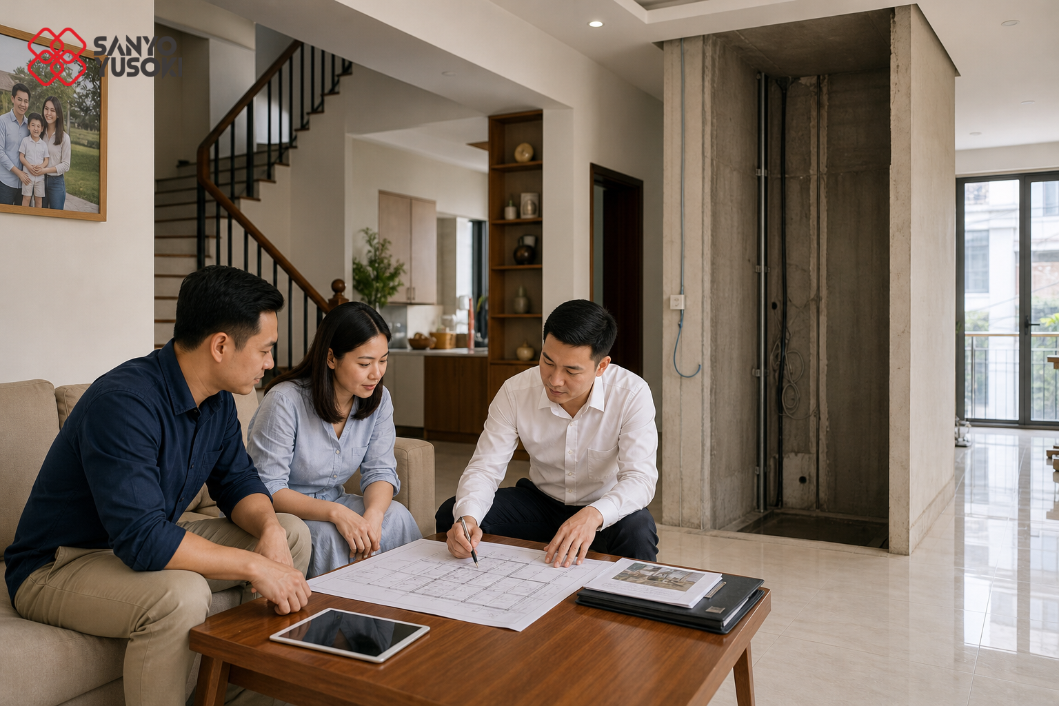 Thang máy SANYO YUSOKI – hình ảnh minh họa 3