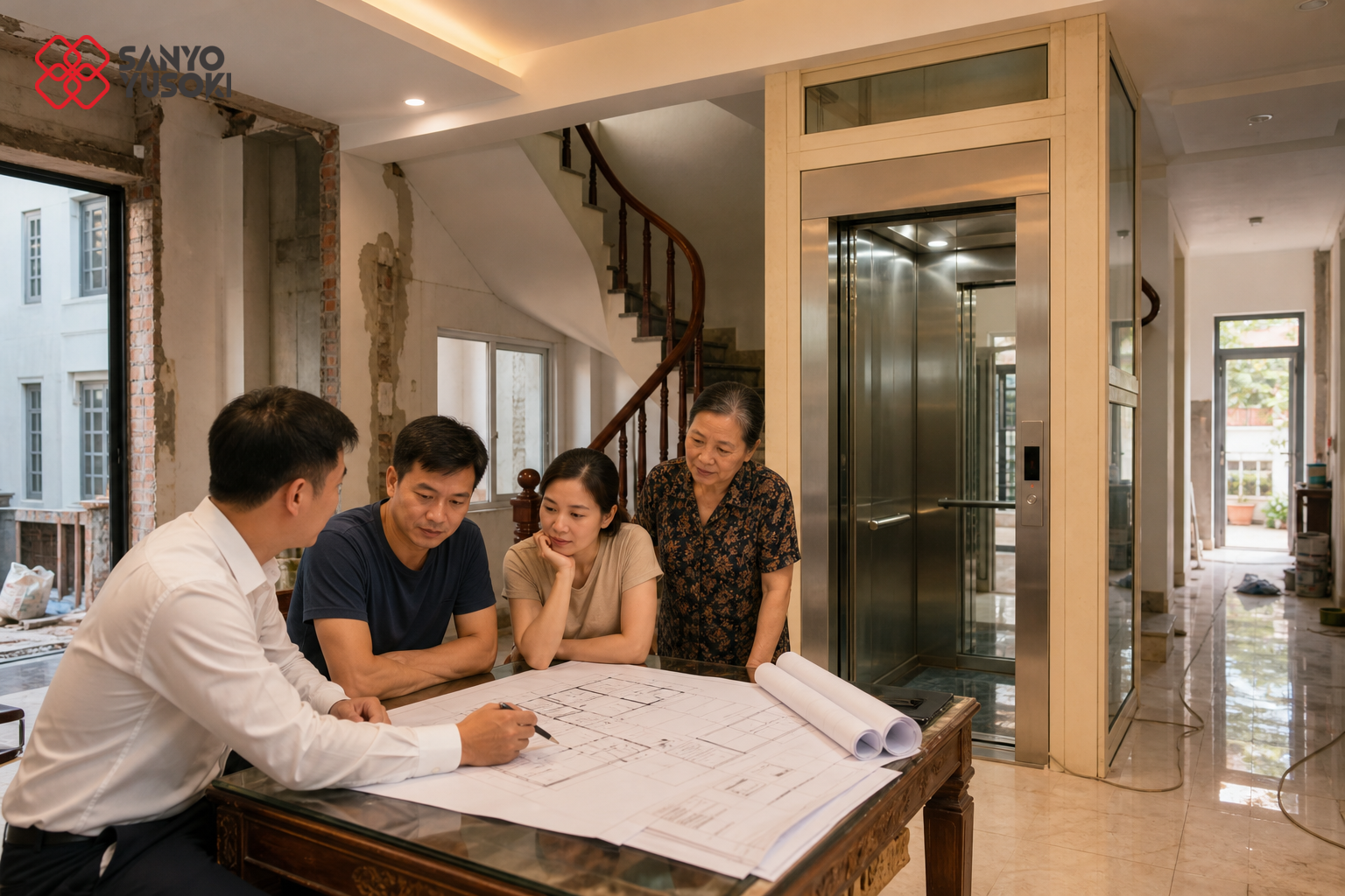 Thang máy SANYO YUSOKI – hình ảnh minh họa 2