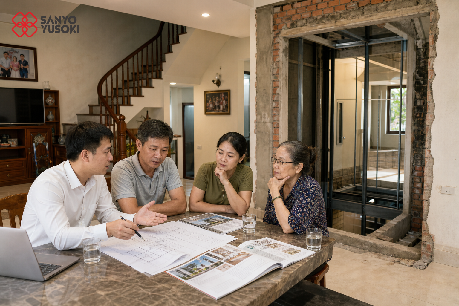 Thang máy SANYO YUSOKI – hình ảnh minh họa 3