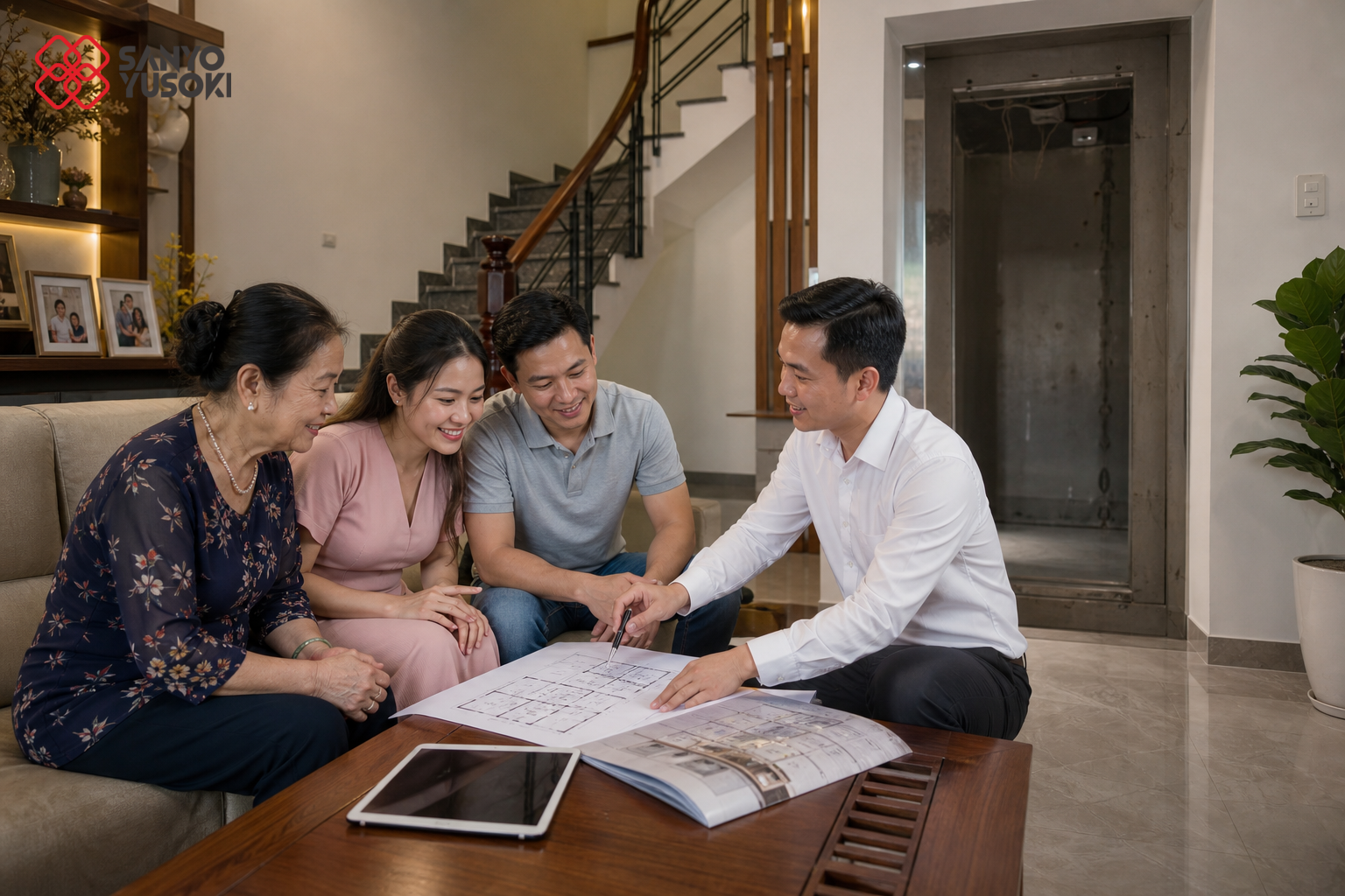 Thang máy SANYO YUSOKI – hình ảnh minh họa 3