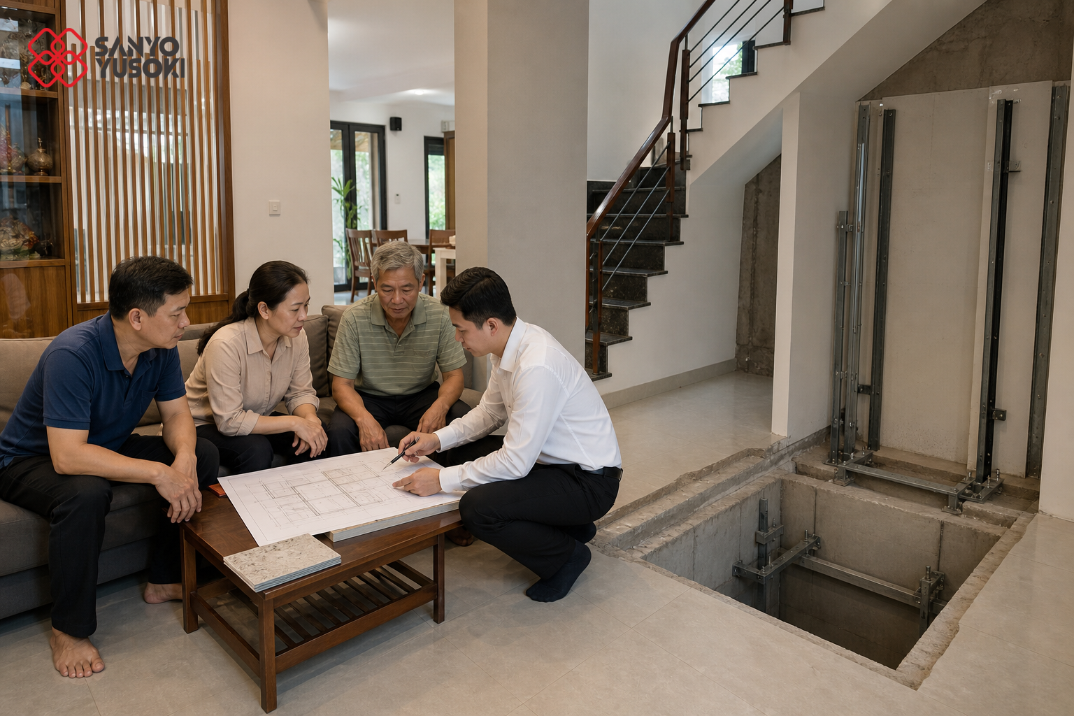 Thang máy SANYO YUSOKI – hình ảnh minh họa 3