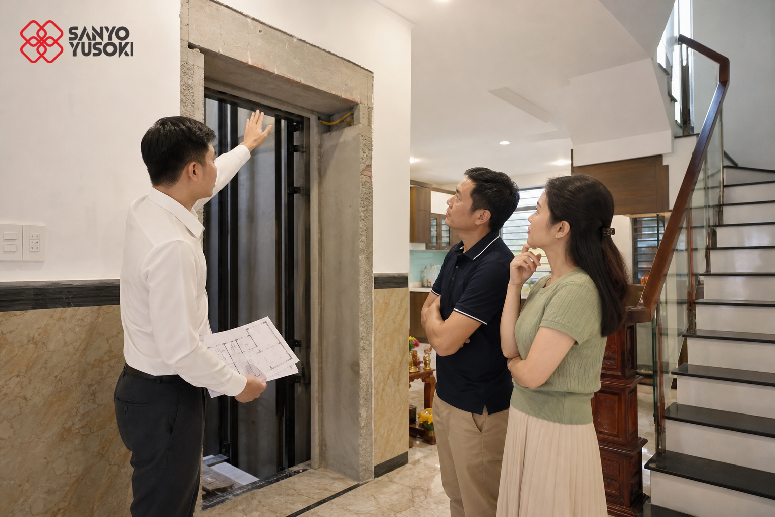 Thang máy SANYO YUSOKI – hình ảnh minh họa 3