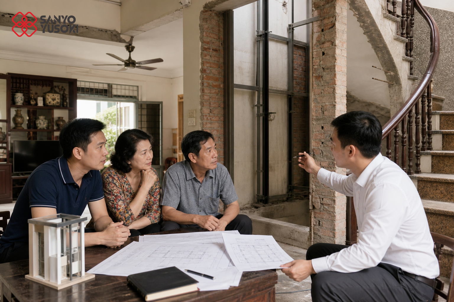 Thang máy SANYO YUSOKI – hình ảnh minh họa 2