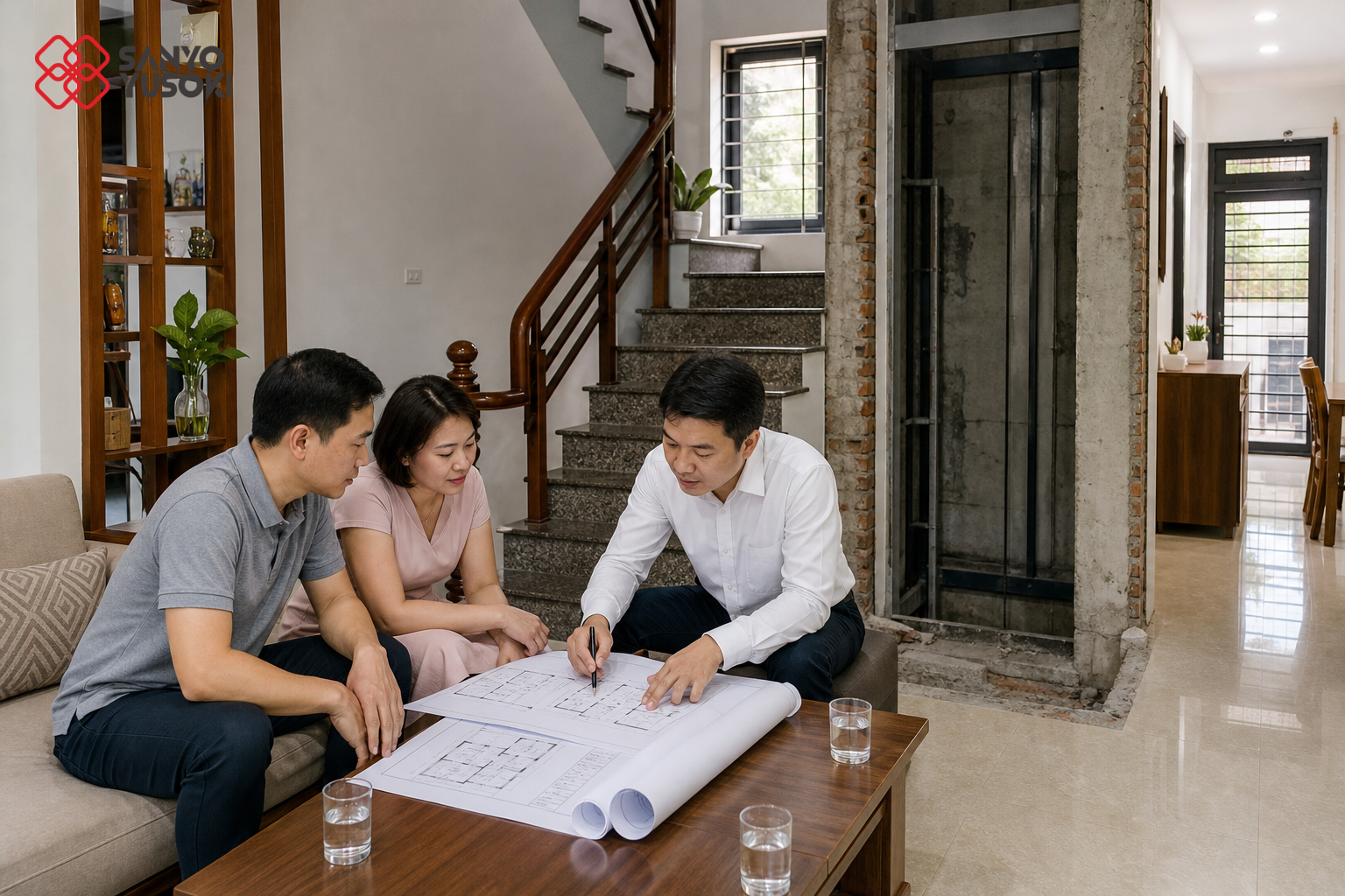 Thang máy SANYO YUSOKI – hình ảnh minh họa 1