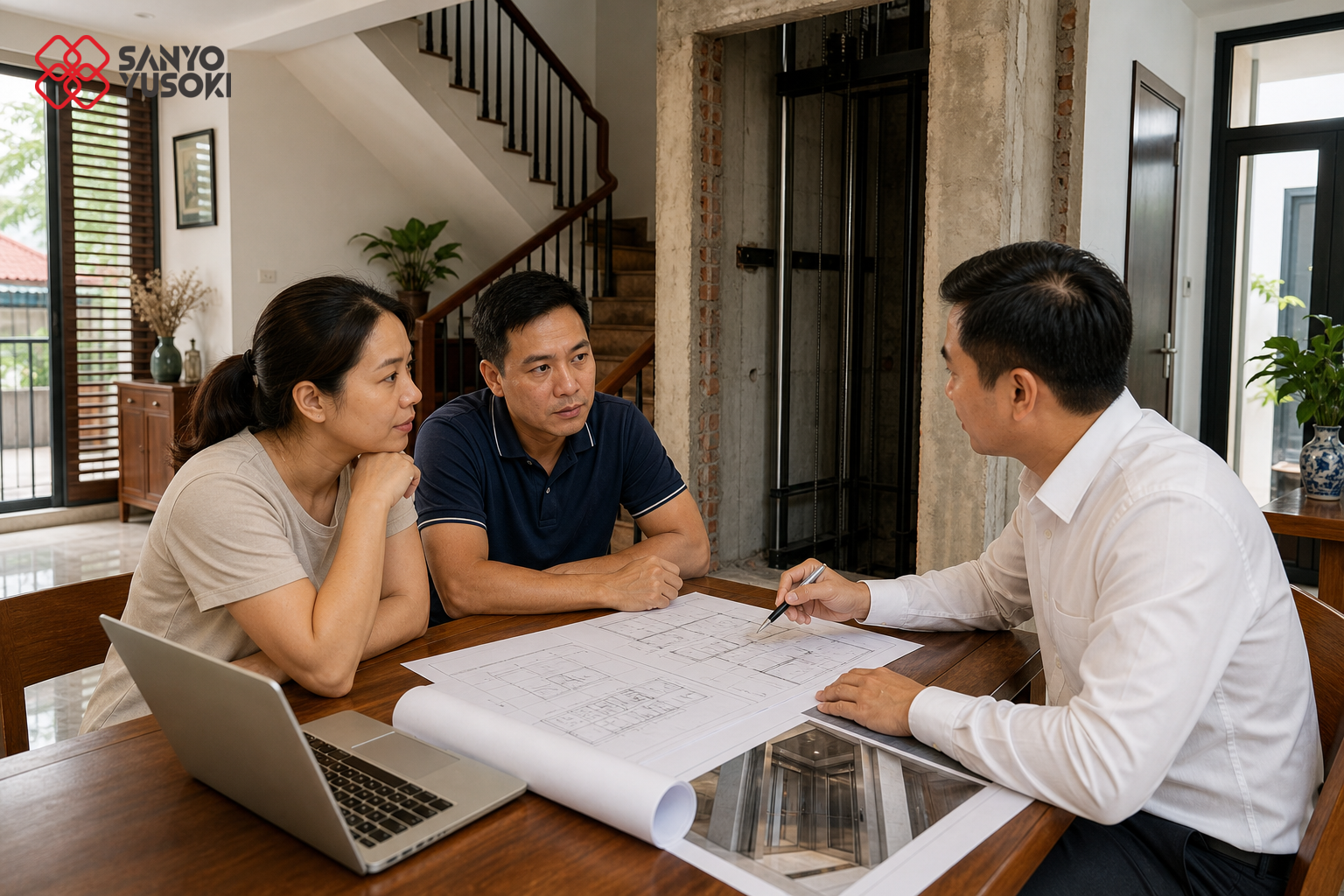 Thang máy SANYO YUSOKI – hình ảnh minh họa 3