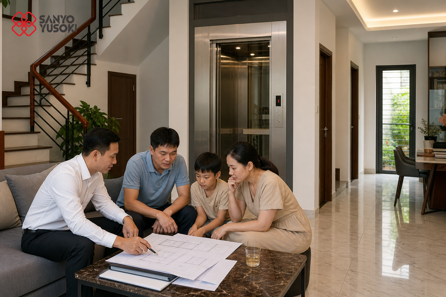 Thang máy SANYO YUSOKI – hình ảnh minh họa 2