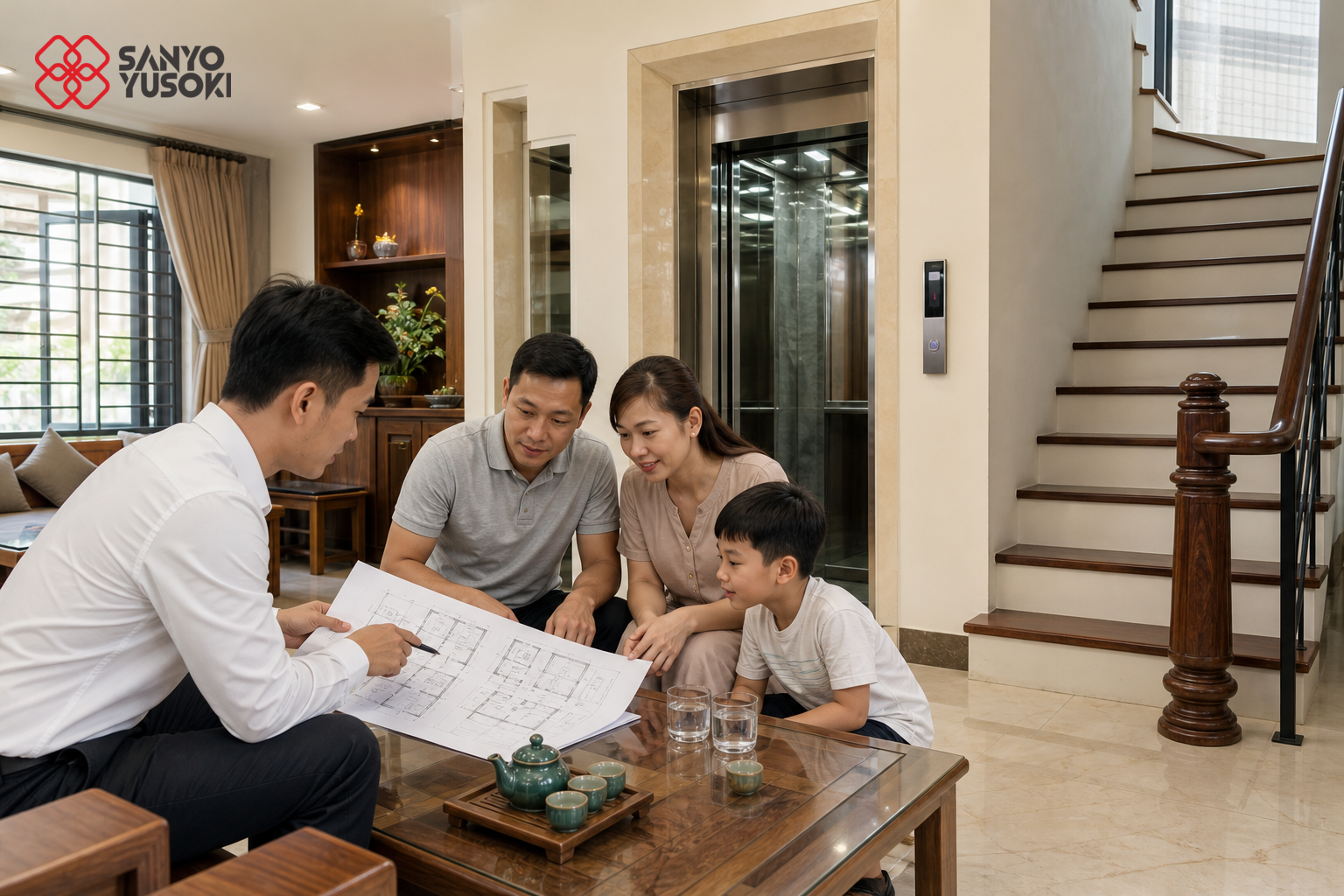 Thang máy SANYO YUSOKI – hình ảnh minh họa 3