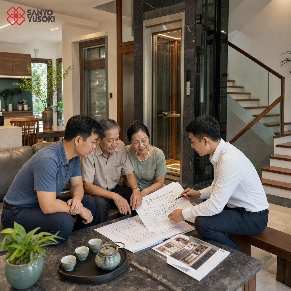 Thang máy SANYO YUSOKI – hình ảnh minh họa 3